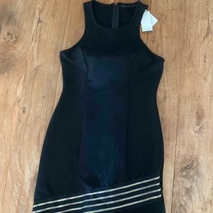 City Studio Illusion Style Black Dress Size 5/6